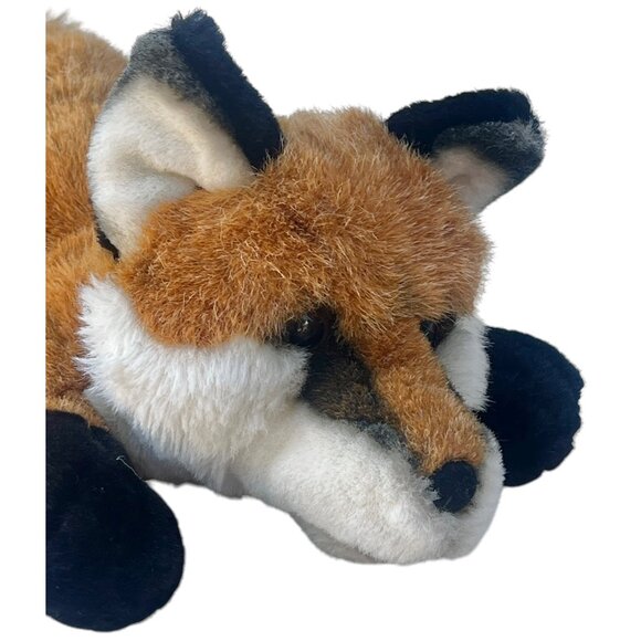 Aurora World Plush Fox Hand Puppet 18” Long With Tail Polyester Fiber tan white - Picture 8 of 15